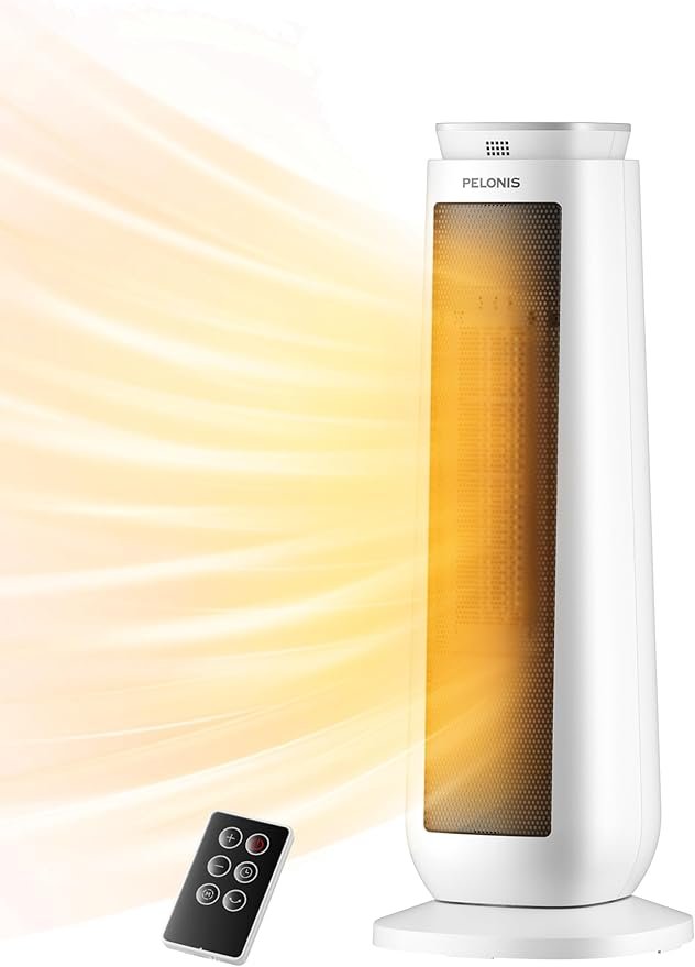 PELONIS 23” Oscillating Ceramic Tower Space Heater