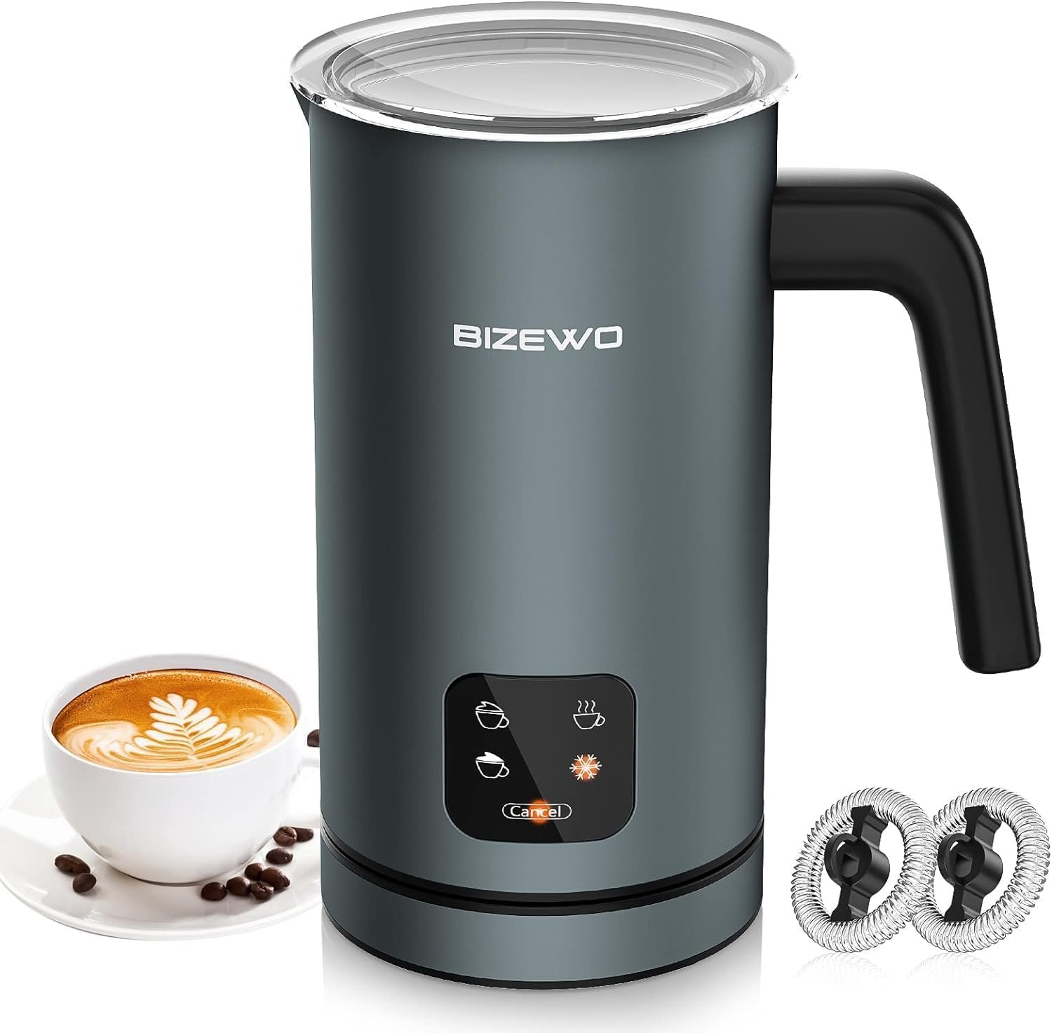 BIZEWO Milk Frother Electric