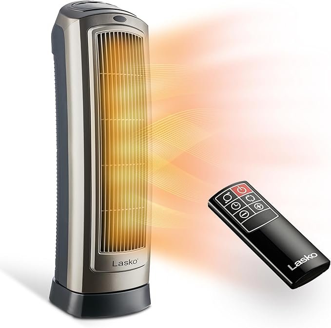 Lasko Oscillating Digital Ceramic Tower Heater