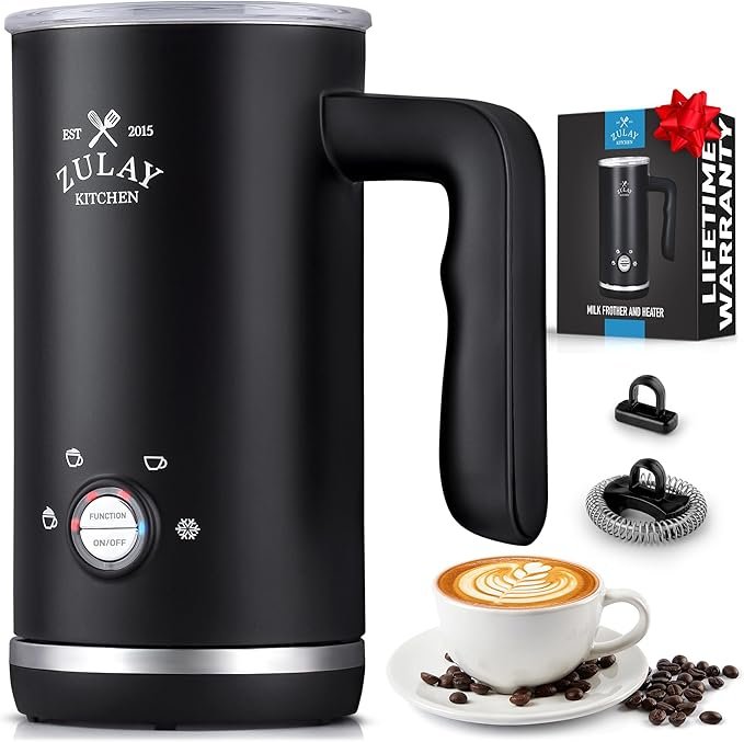 Zulay Kitchen 4-in-1 Milk Steamer