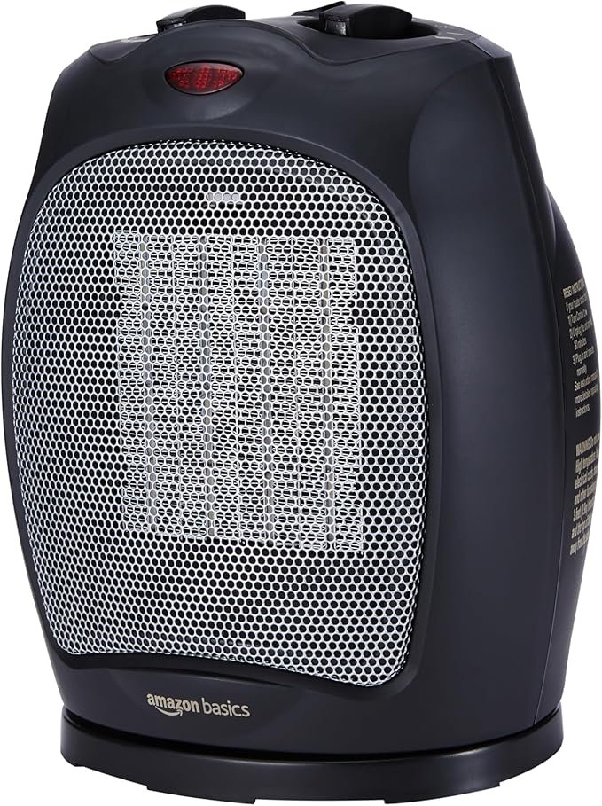 Amazon Basics Oscillating Ceramic Space Heater