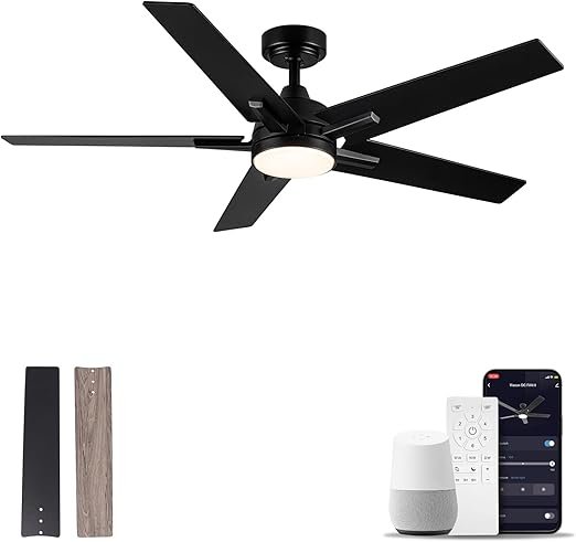 52” Smart Fan with 5 Blades