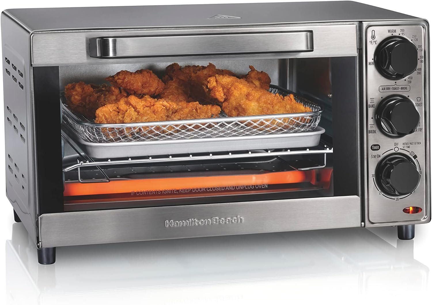 Hamilton Beach Sure-Crisp Toaster Oven Air Fryer Combo