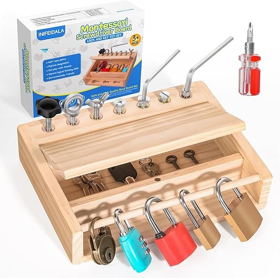 Montessori Screwdriver Board