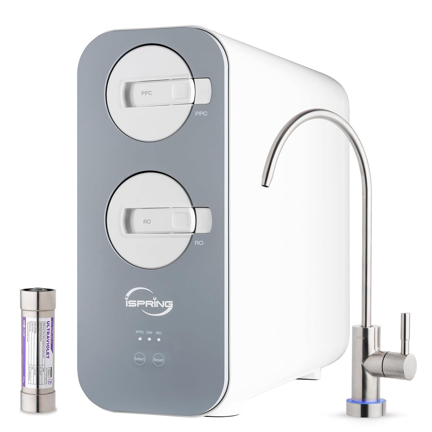 iSpring RO800G+UVF8 Tankless Reverse Osmosis System