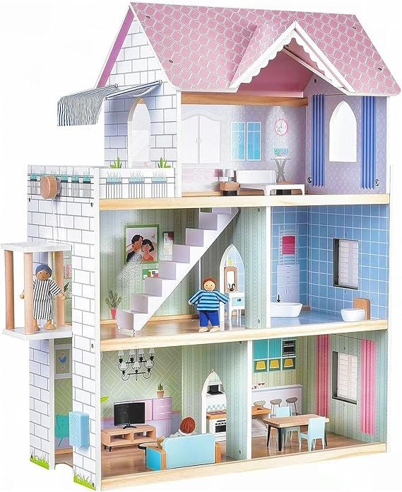 iLandworld Large Pink Dollhouse