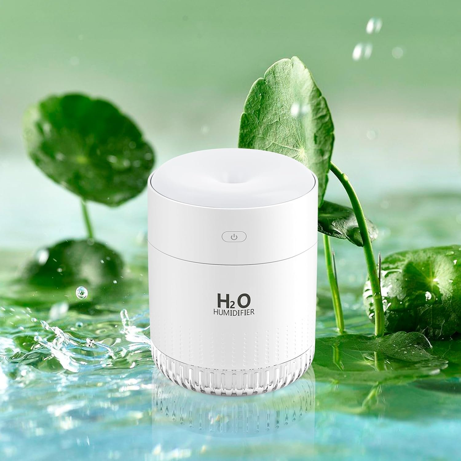 Plant humidifier with top-fill design