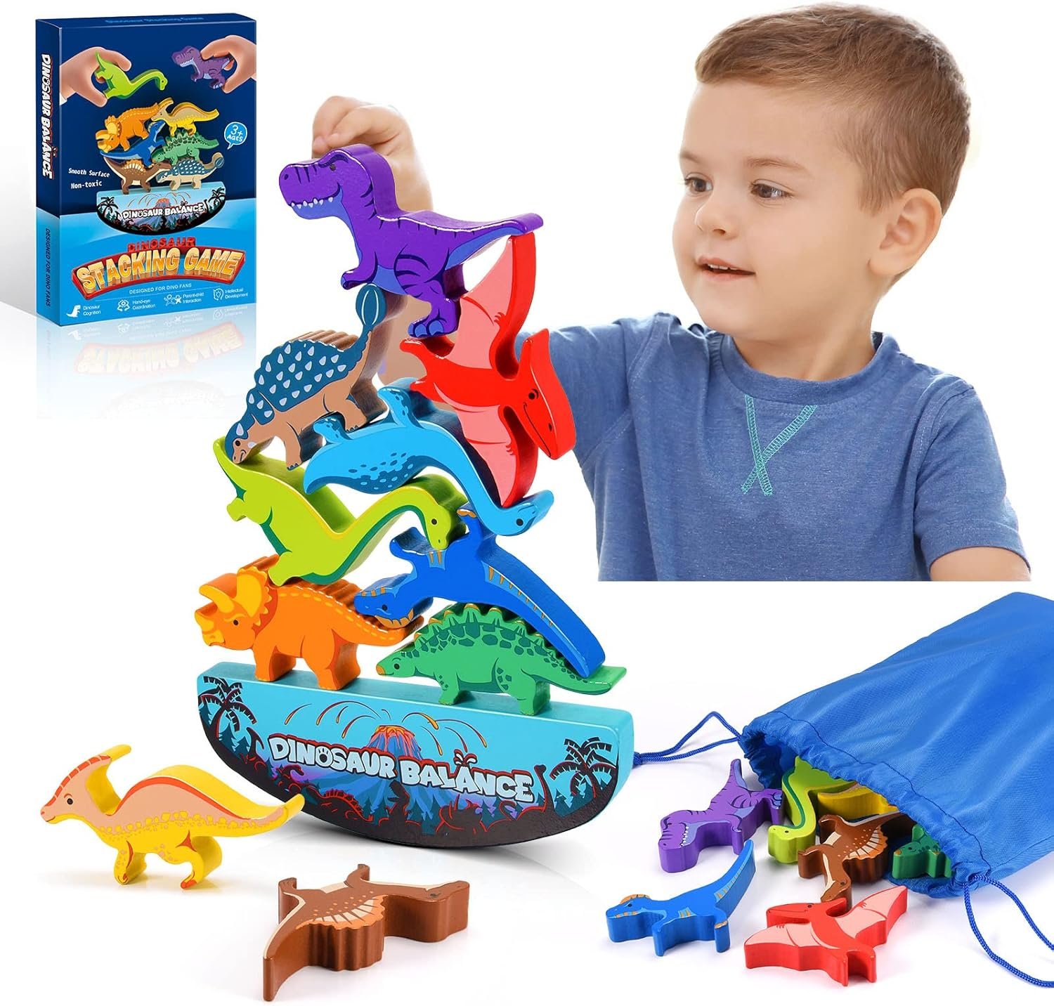 Dinosaur Stacking Game