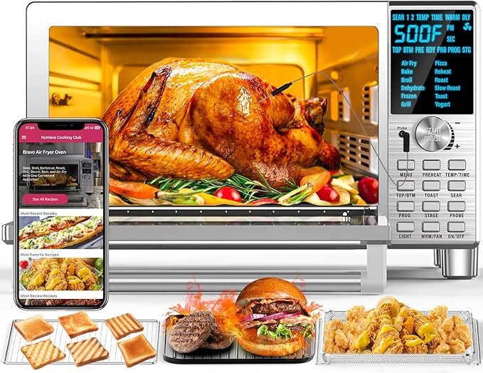 Nuwave Bravo XL Air Fryer Toaster Smart Oven