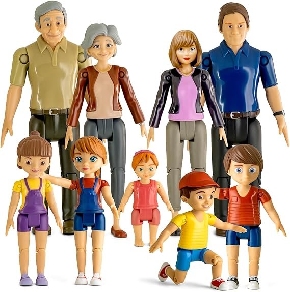 Dollhouse People Bendable Set