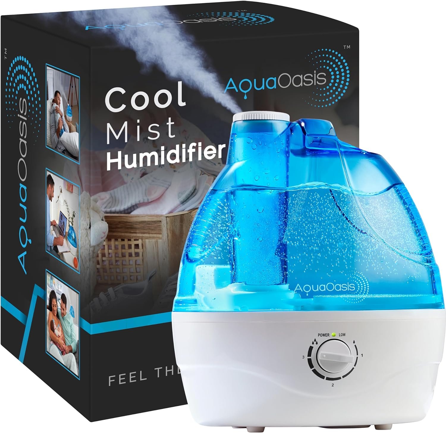 AquaOasis Cool Mist Humidifier