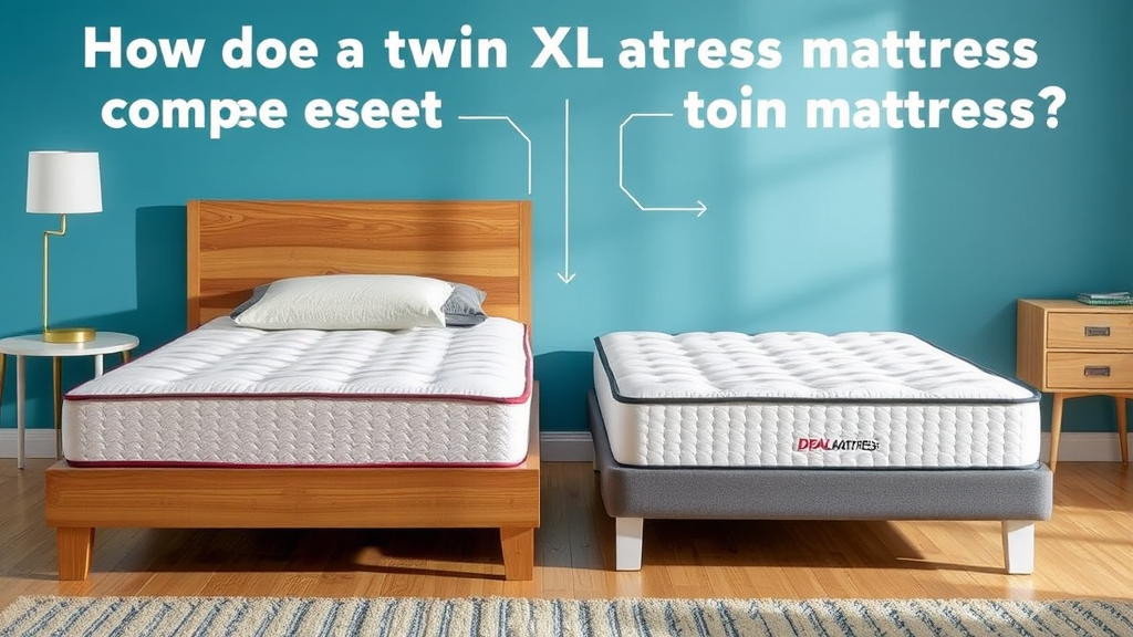 How Does A Twin XL Mattress Compare To A Standard Twin Mattress?