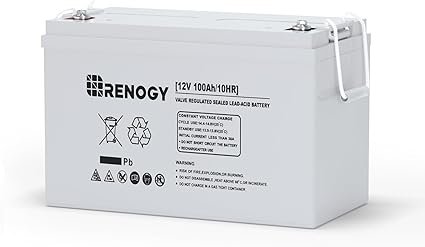 Renogy Deep Cycle AGM 12 Volt 100Ah Battery