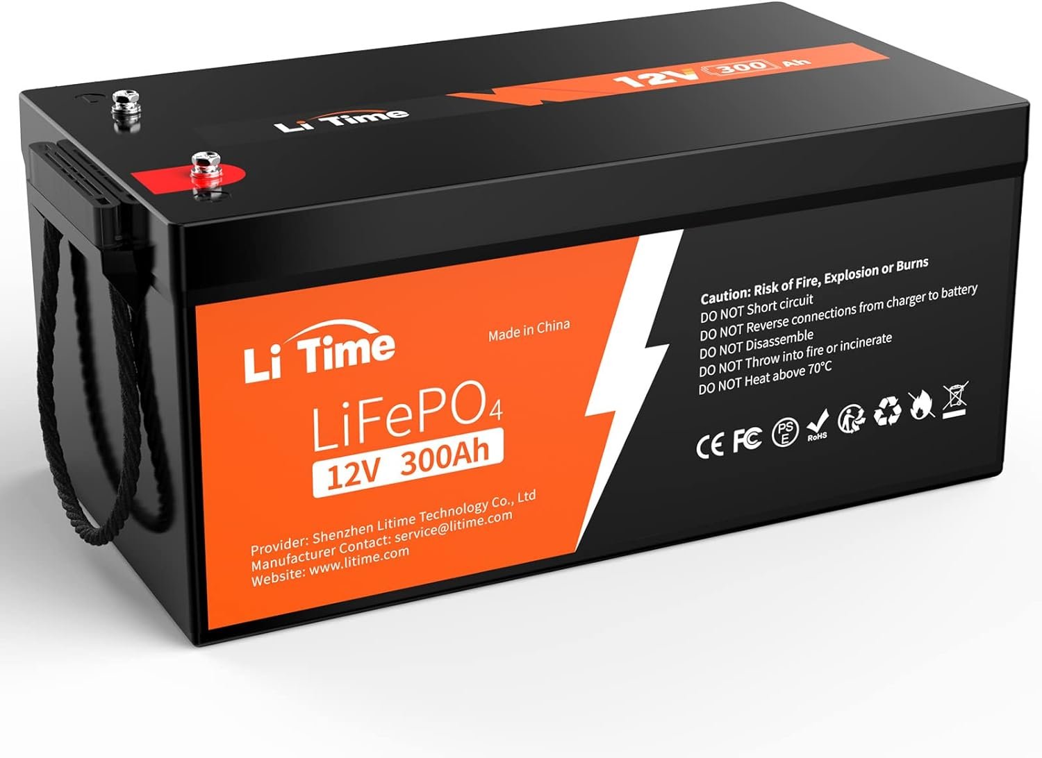 LiTime 12V 300Ah LiFePO4 Battery