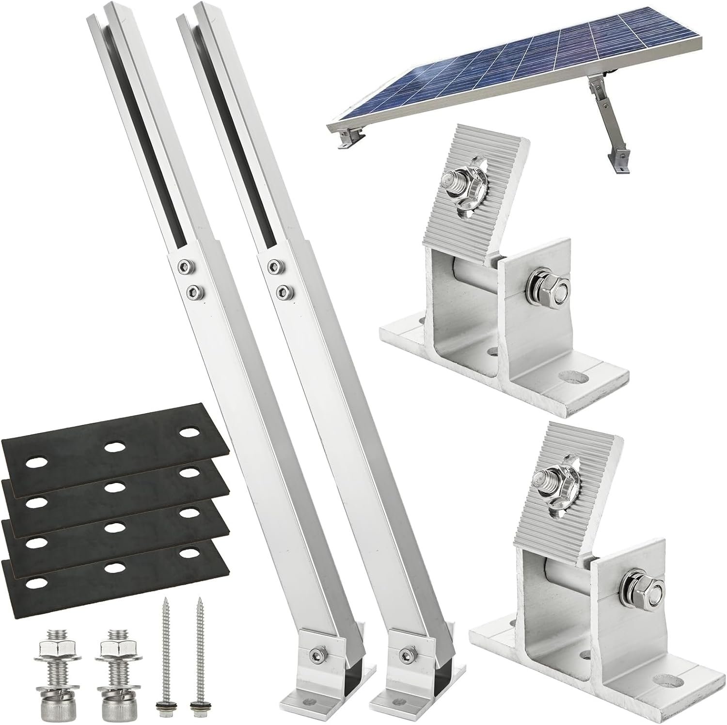 Adjustable Solar Panel Tilt Mount Brackets Aluminum Alloy