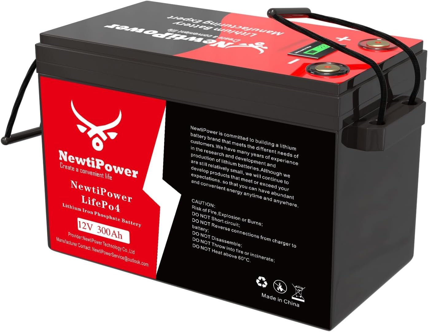 NewtiPower 12V 300Ah