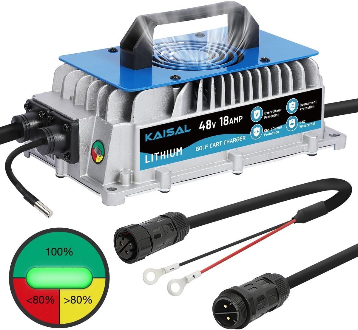 KAISAL Lithium Battery Charger 48 Volt/58.4V 18A