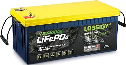 LOSSIGY 12V 400AH Battery