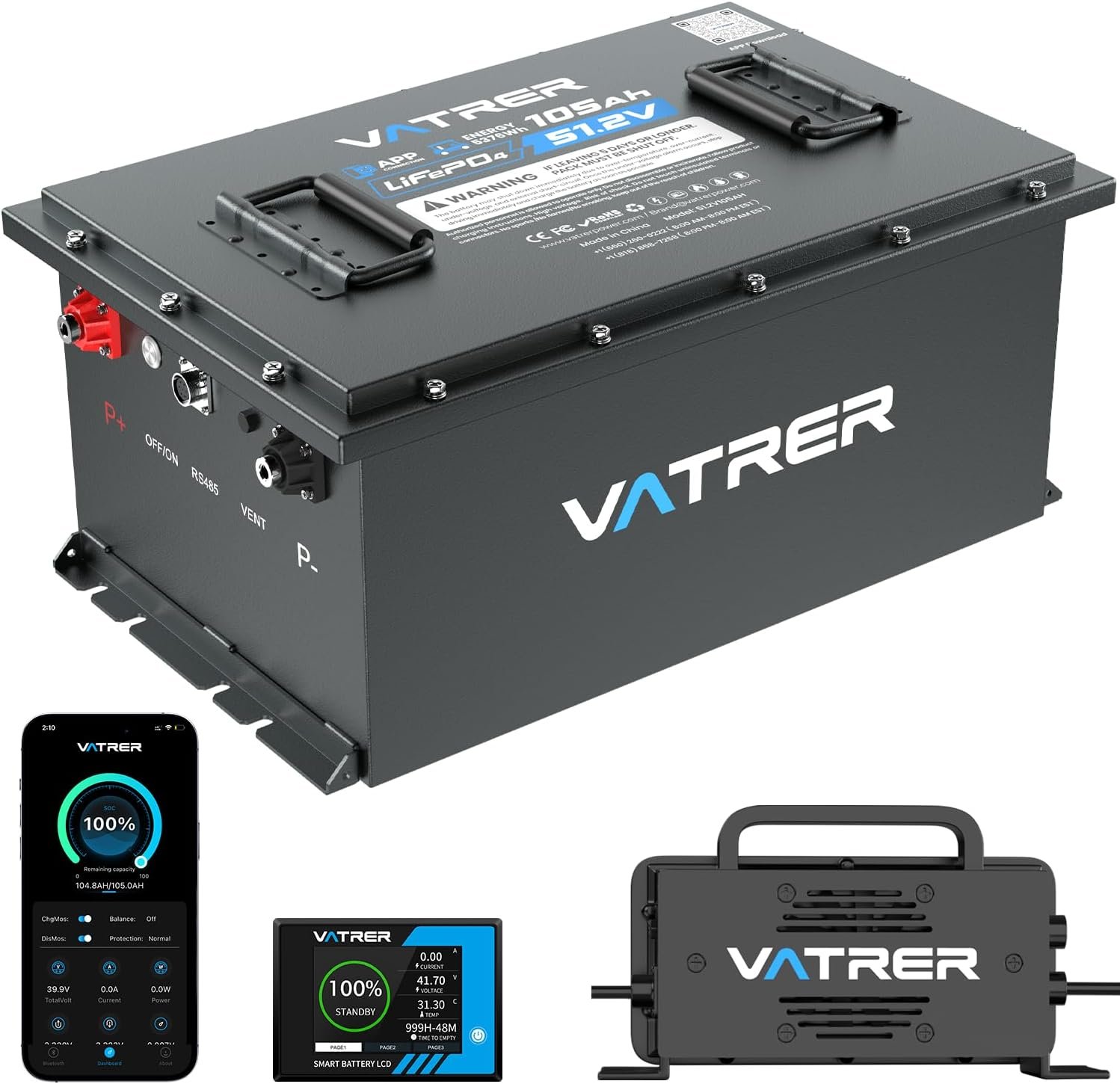 VATRER POWER 48V 105AH