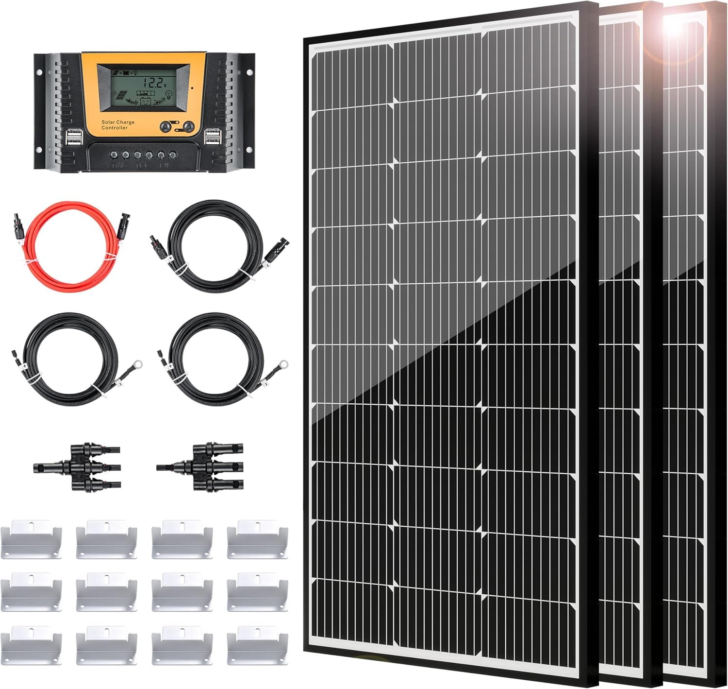 JJN Solar Panel Kit 300 Watt